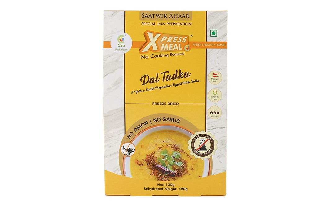 Cira Xpress Meal Dal Tadka Saatwik Ahaar   Box  130 grams